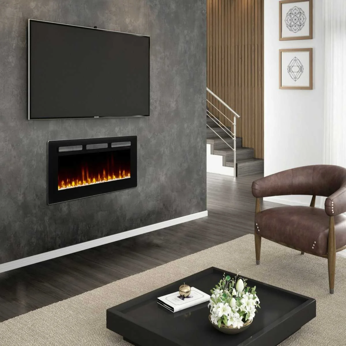 Cheminée électrique Dimplex Sierra Optiflame – Image 5