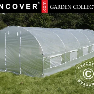 Foliengewächshaus 3x8x2m, 24m², Durchsichtig